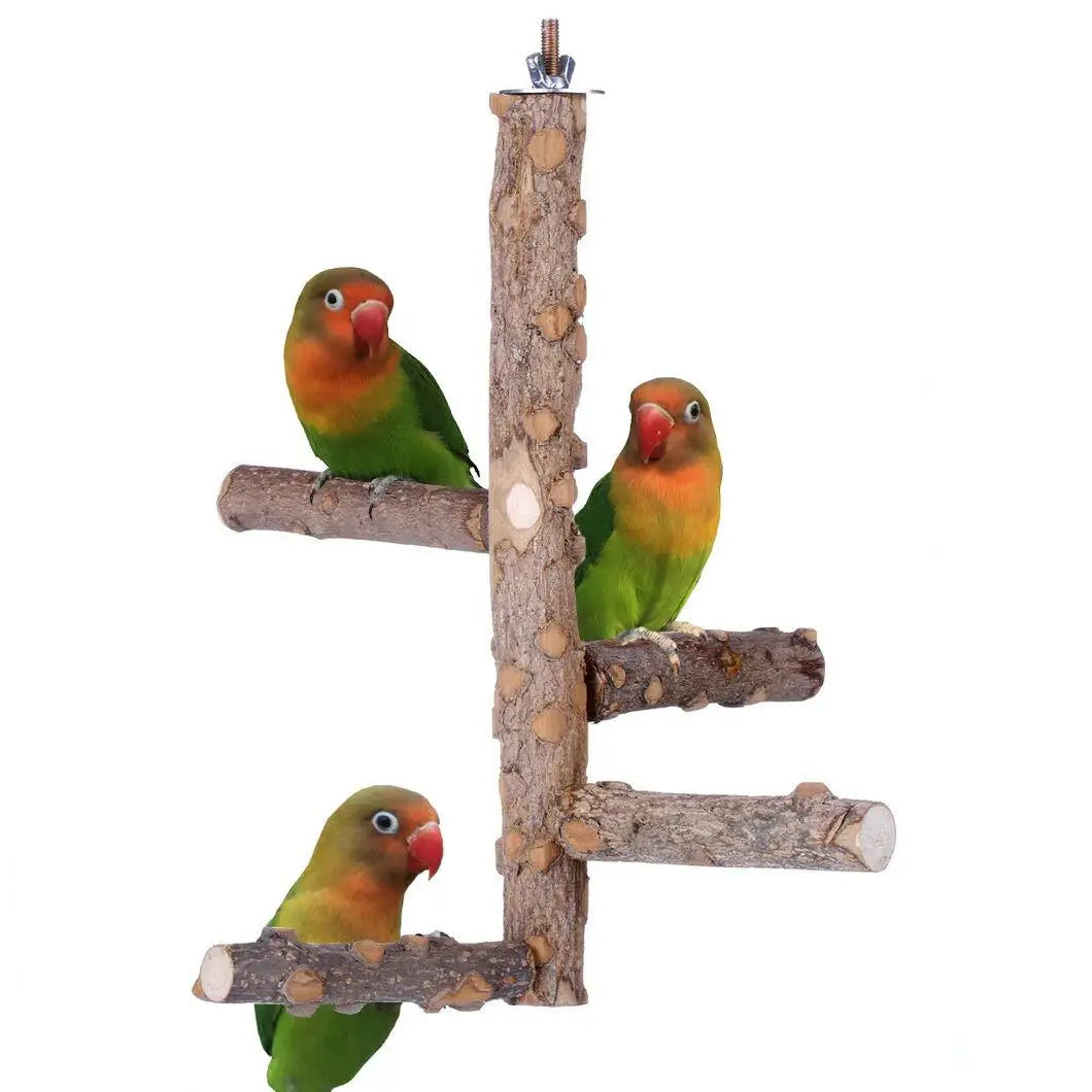 Natural Wooden Birds Perch