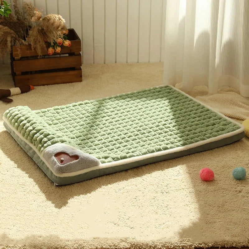 Detachable Cervical Spine Protector Pet Bed