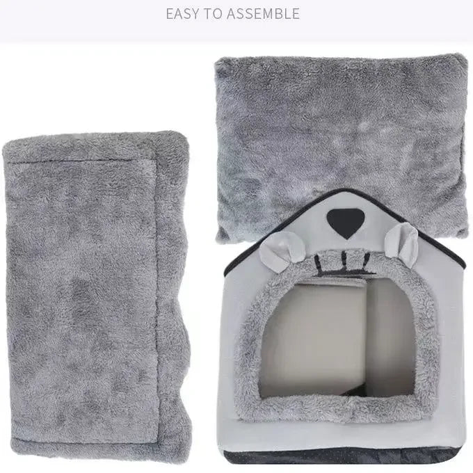 Foldable Deep Sleep Pet Bed