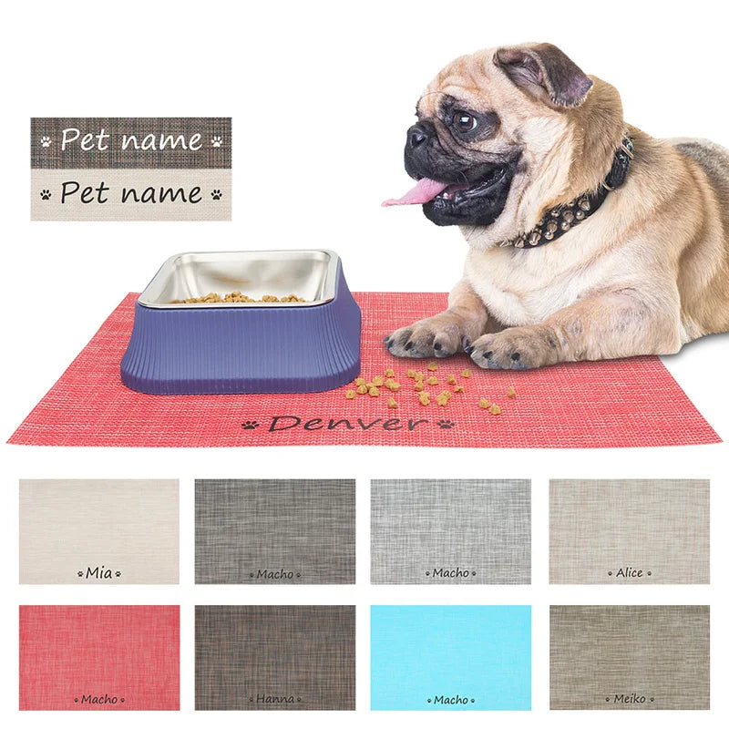 Easy To Clean Pet Feeding Mat