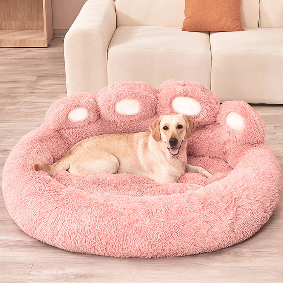 Washable Plush Dog Bed