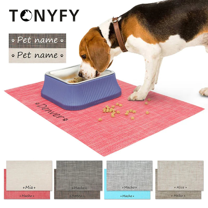 Easy To Clean Pet Feeding Mat